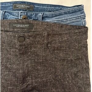 Bundle‎ of 2 pair 1st-Liverpool LA Jeans Stretch Denim 32X30 #2)size 12/31 Petit